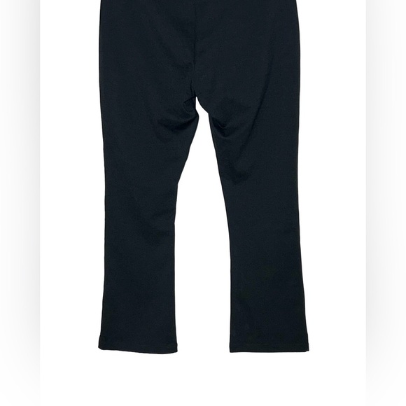 NEW American Giant Black Ponte Kick Flare Pant, Ankle Slits, Small Pocket M (10) - Picture 12 of 16